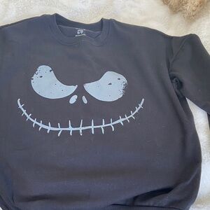 Disney Black Sweatshirt with Nightmare Before Christmas Design
